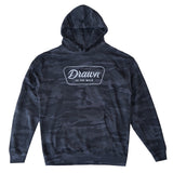 Black Camo Vintage Logo Hoodie